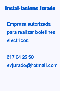 Boletin azul barcelona y alrededores